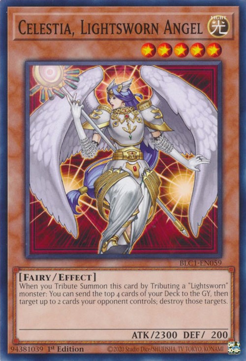 Celestia, Lightsworn Angel [BLC1-EN059] Common | Gear Gaming Fayetteville