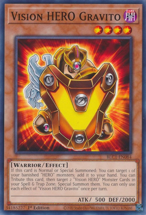Vision HERO Gravito [BLC1-EN084] Common | Gear Gaming Fayetteville