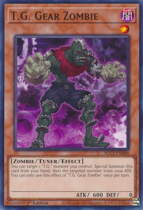 T.G. Gear Zombie [BLC1-EN088] Common | Gear Gaming Fayetteville