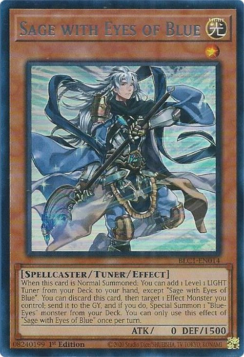 Sage with Eyes of Blue (Silver) [BLC1-EN014] Ultra Rare | Gear Gaming Fayetteville