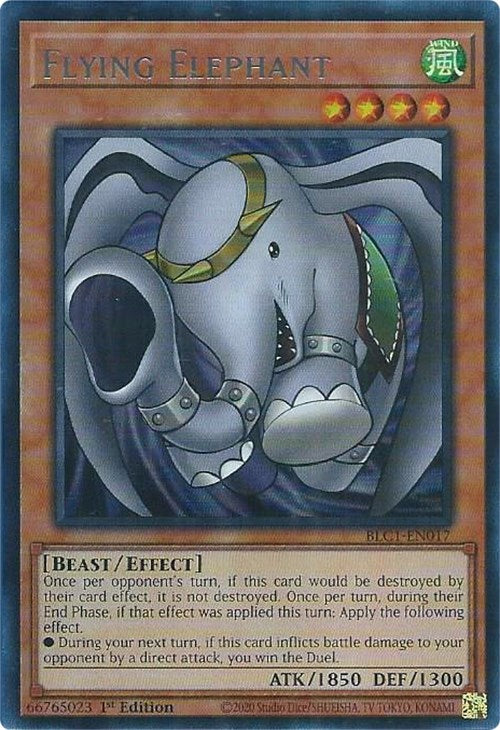 Flying Elephant (Silver) [BLC1-EN017] Ultra Rare | Gear Gaming Fayetteville