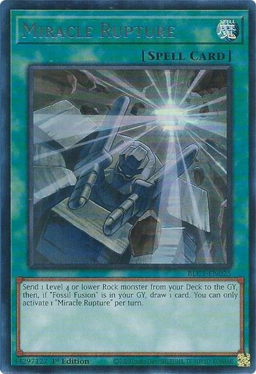 Miracle Rupture (Silver) [BLC1-EN025] Ultra Rare | Gear Gaming Fayetteville