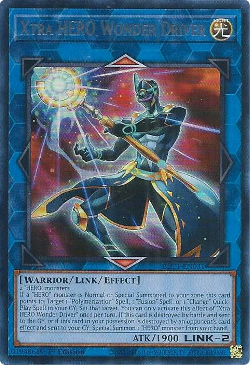 Xtra HERO Wonder Driver (Silver) [BLC1-EN031] Ultra Rare | Gear Gaming Fayetteville