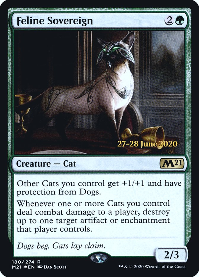 Feline Sovereign [Core Set 2021 Prerelease Promos] | Gear Gaming Fayetteville