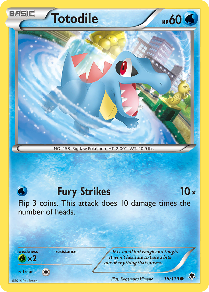 Totodile (15/119) [XY: Phantom Forces] | Gear Gaming Fayetteville