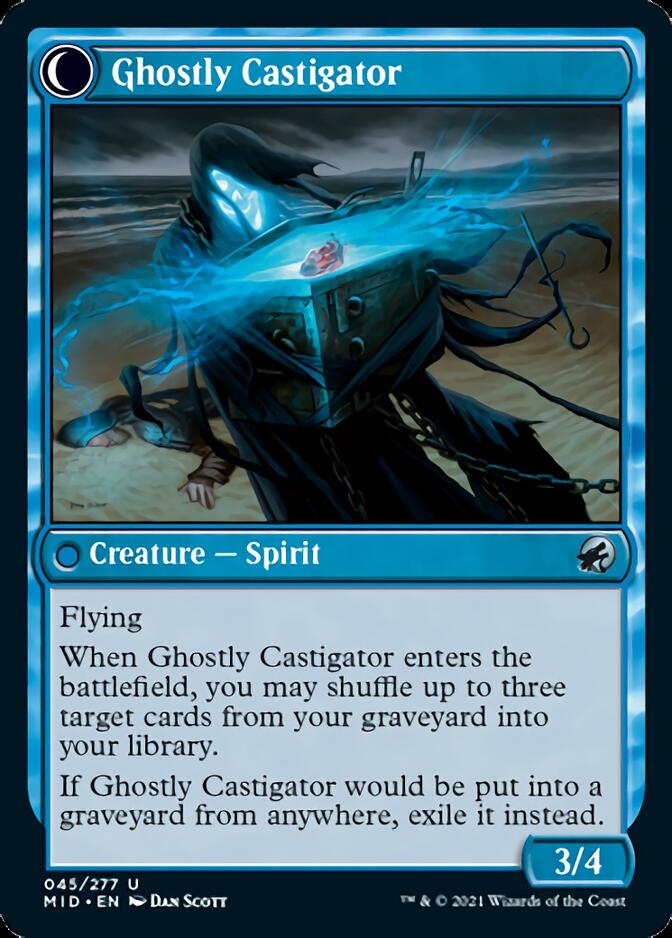 Covetous Castaway // Ghostly Castigator [Innistrad: Midnight Hunt] | Gear Gaming Fayetteville