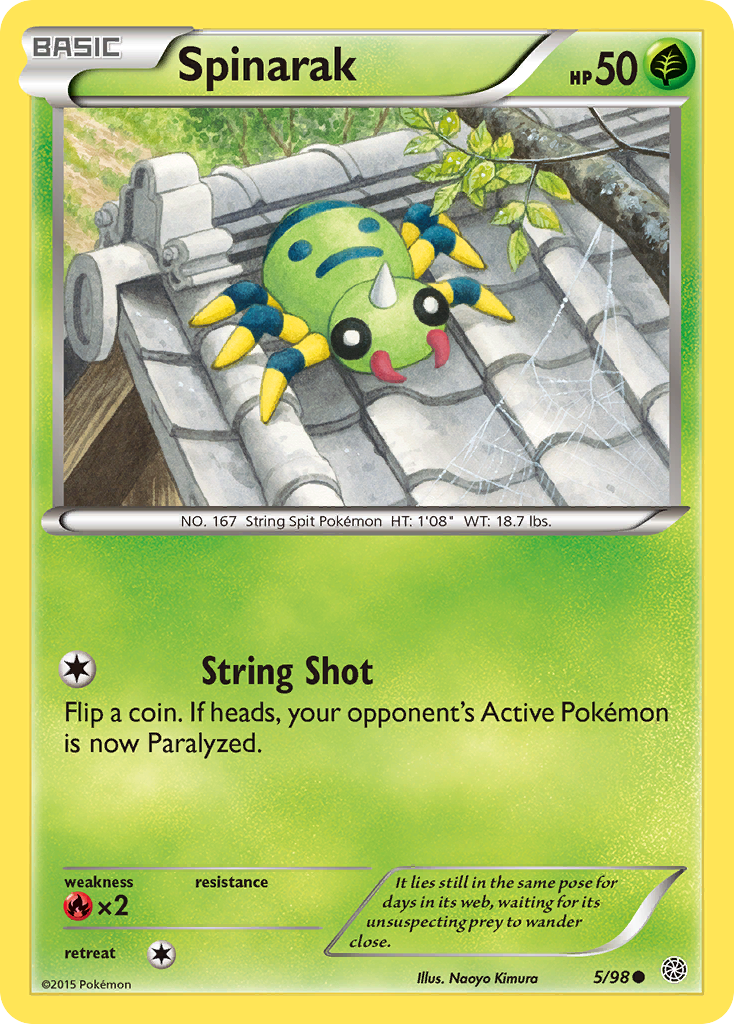 Spinarak (5/98) [XY: Ancient Origins] | Gear Gaming Fayetteville