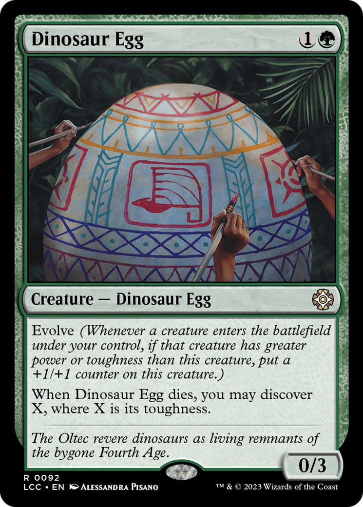 Dinosaur Egg [The Lost Caverns of Ixalan Commander] | Gear Gaming Fayetteville