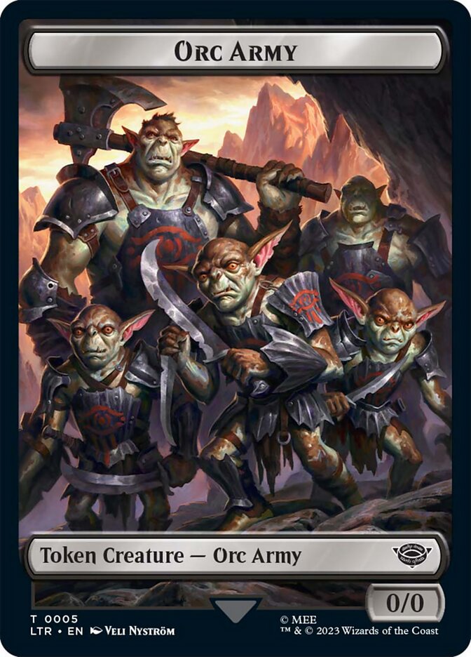 Orc Army Token (05) [The Lord of the Rings: Tales of Middle-Earth Tokens] | Gear Gaming Fayetteville