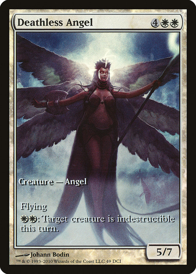 Deathless Angel (Game Day) (Extended Art) [Rise of the Eldrazi Promos] | Gear Gaming Fayetteville