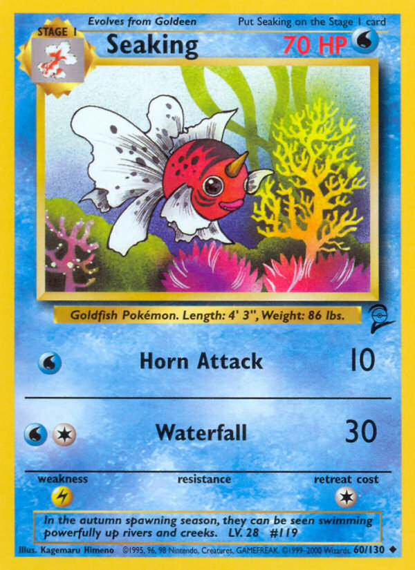 Seaking (60/130) [Base Set 2] | Gear Gaming Fayetteville