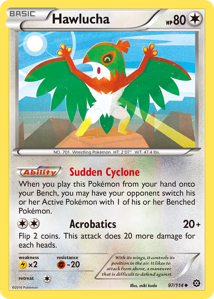 Hawlucha (97/114) [XY: Steam Siege] | Gear Gaming Fayetteville