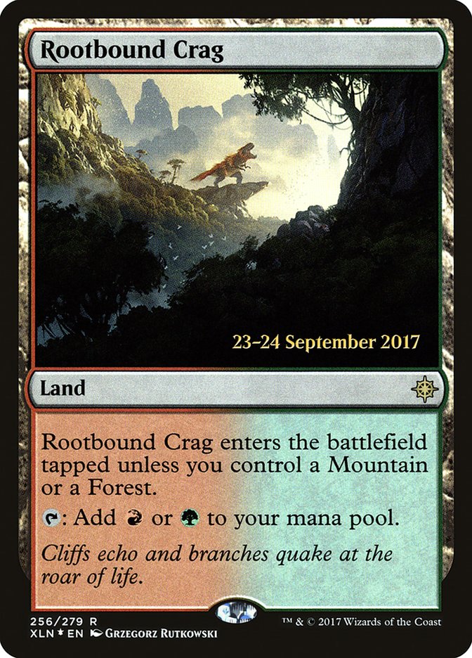 Rootbound Crag [Ixalan Prerelease Promos] | Gear Gaming Fayetteville