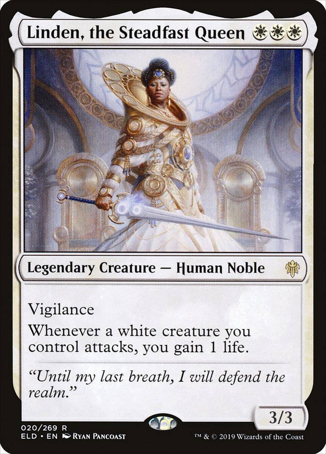 Linden, the Steadfast Queen [Throne of Eldraine] | Gear Gaming Fayetteville