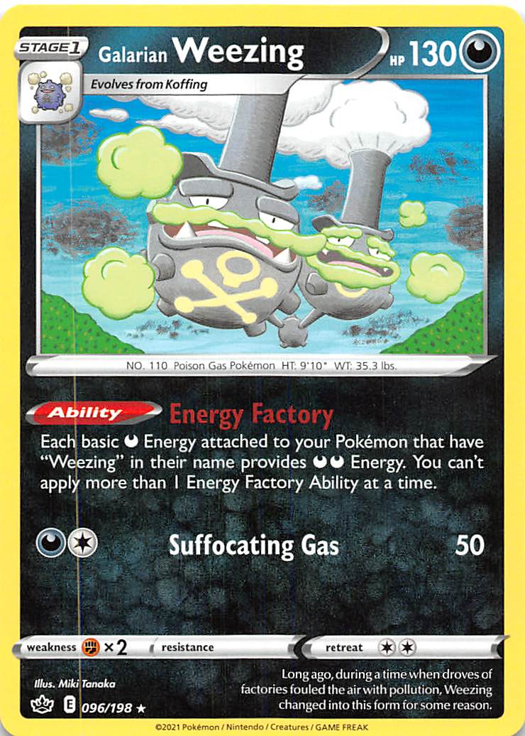 Galarian Weezing (096/198) [Sword & Shield: Chilling Reign] | Gear Gaming Fayetteville
