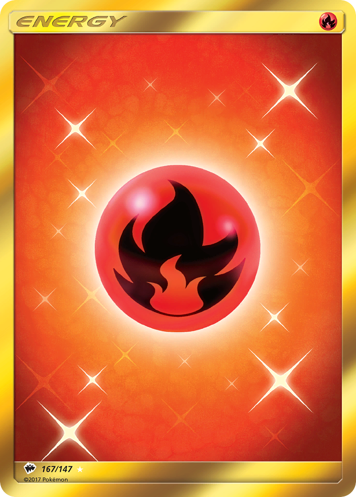 Fire Energy (167/147) [Sun & Moon: Burning Shadows] | Gear Gaming Fayetteville