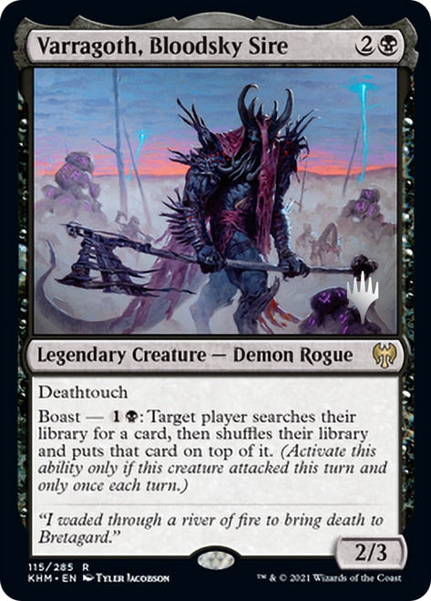 Varragoth, Bloodsky Sire (Promo Pack) [Kaldheim Promos] | Gear Gaming Fayetteville