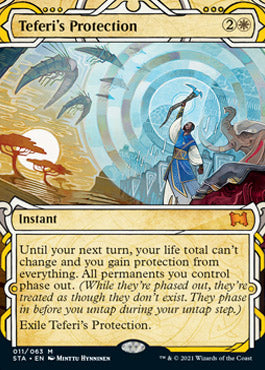 Teferi's Protection (Foil Etched) [Strixhaven: School of Mages Mystical Archive] | Gear Gaming Fayetteville