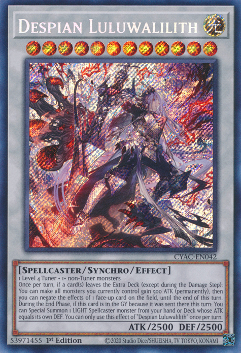 Despian Luluwalilith [CYAC-EN042] Secret Rare | Gear Gaming Fayetteville