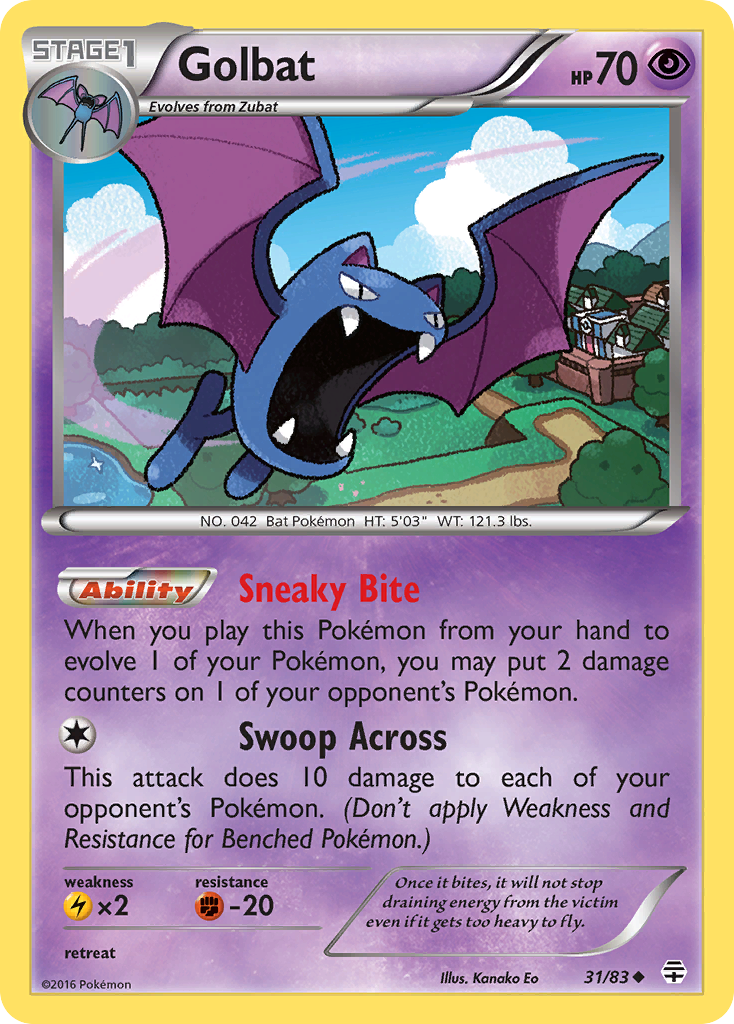 Golbat (31/83) [XY: Generations] | Gear Gaming Fayetteville