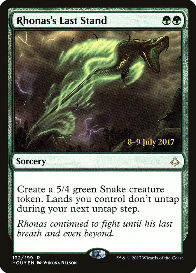 Rhonas's Last Stand [Hour of Devastation Prerelease Promos] | Gear Gaming Fayetteville