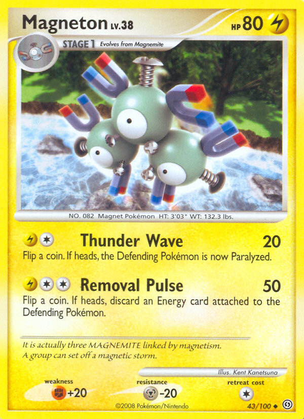 Magneton (43/100) [Diamond & Pearl: Stormfront] | Gear Gaming Fayetteville