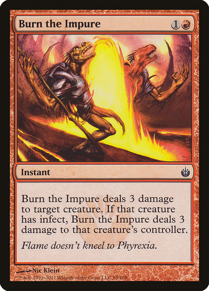 Burn the Impure [Mirrodin Besieged] | Gear Gaming Fayetteville