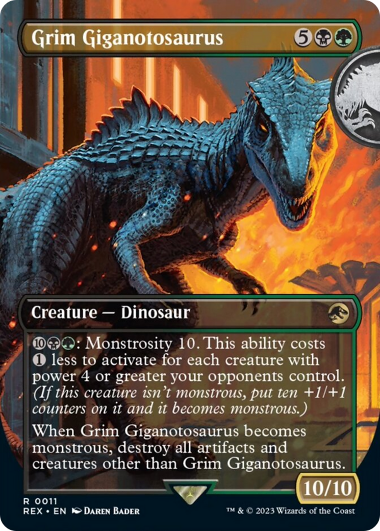 Grim Giganotosaurus (Borderless) [Jurassic World Collection] | Gear Gaming Fayetteville