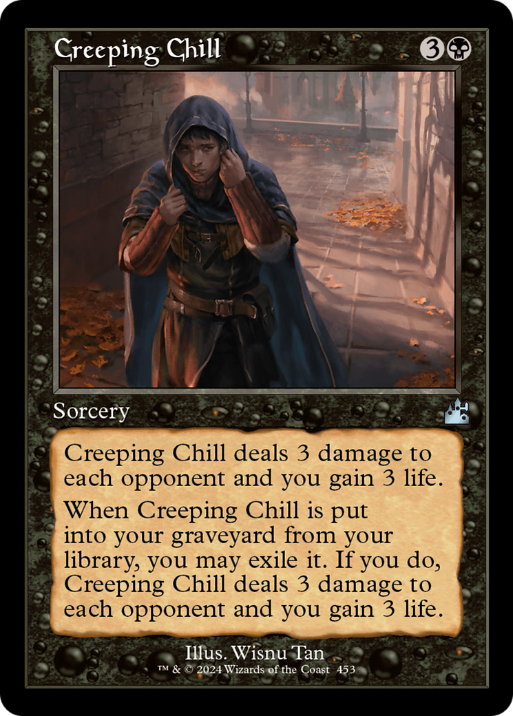 Creeping Chill (Retro Frame) [Ravnica Remastered] | Gear Gaming Fayetteville