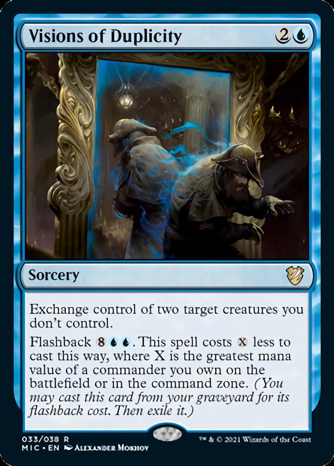 Visions of Duplicity [Innistrad: Midnight Hunt Commander] | Gear Gaming Fayetteville