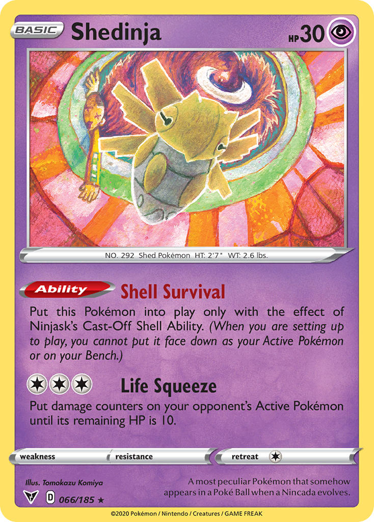 Shedinja (066/185) [Sword & Shield: Vivid Voltage] | Gear Gaming Fayetteville