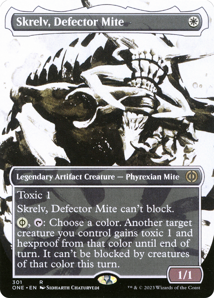 Skrelv, Defector Mite (Borderless Ichor) [Phyrexia: All Will Be One] | Gear Gaming Fayetteville