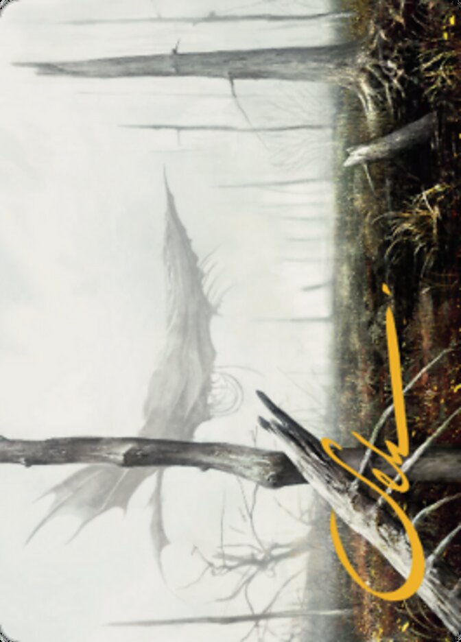 Swamp Art Card (Gold-Stamped Signature) [Dominaria United Art Series] | Gear Gaming Fayetteville