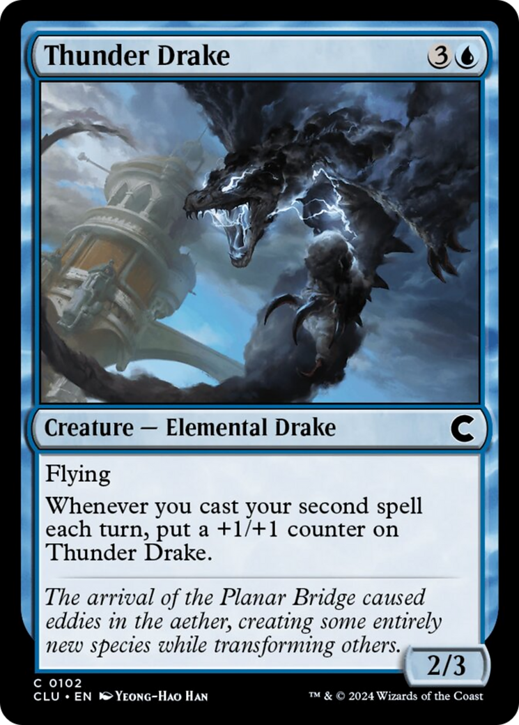 Thunder Drake [Ravnica: Clue Edition] | Gear Gaming Fayetteville