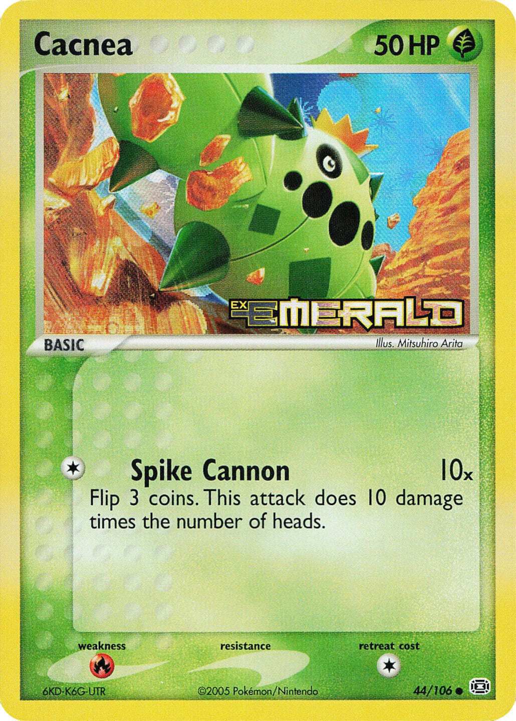 Cacnea (44/106) (Stamped) [EX: Emerald] | Gear Gaming Fayetteville