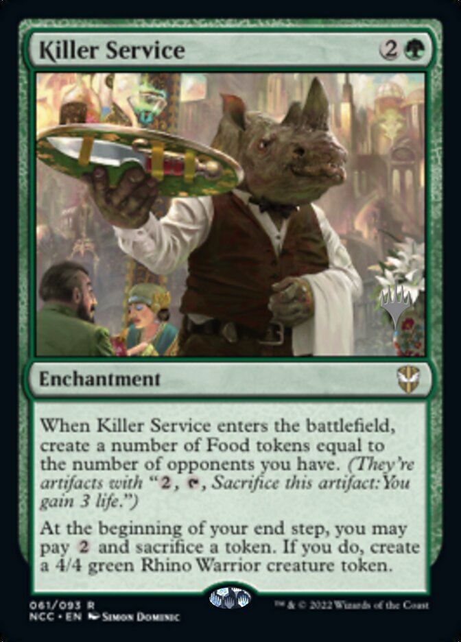 Killer Service (Promo Pack) [Streets of New Capenna Commander Promos] | Gear Gaming Fayetteville