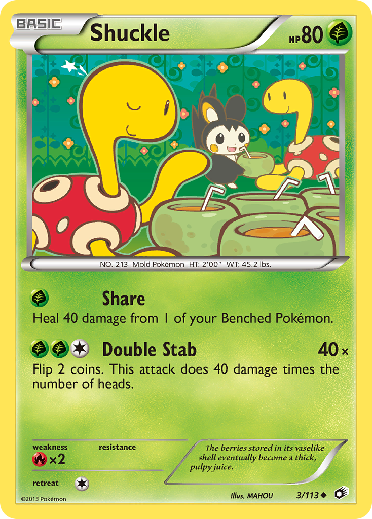 Shuckle (3/113) [Black & White: Legendary Treasures] | Gear Gaming Fayetteville