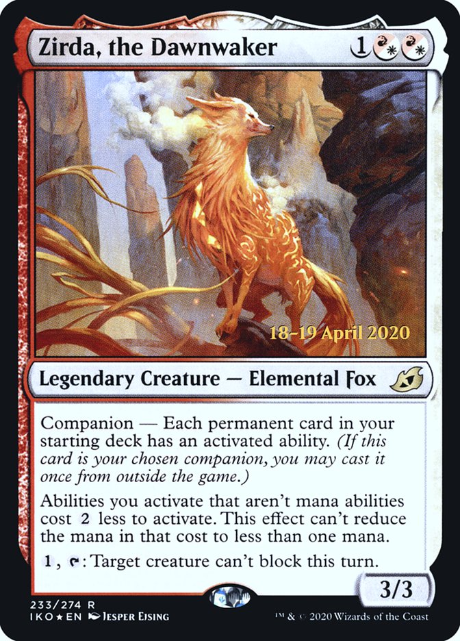 Zirda, the Dawnwaker [Ikoria: Lair of Behemoths Prerelease Promos] | Gear Gaming Fayetteville