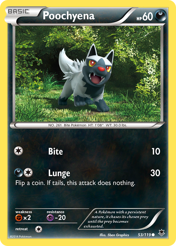 Poochyena (53/119) [XY: Phantom Forces] | Gear Gaming Fayetteville