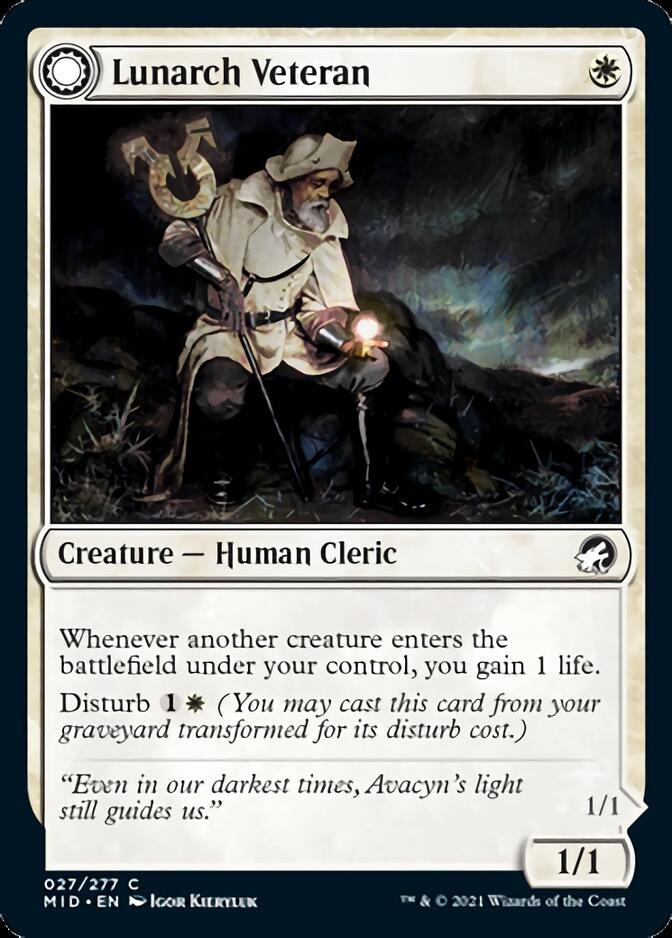 Lunarch Veteran // Luminous Phantom [Innistrad: Midnight Hunt] | Gear Gaming Fayetteville