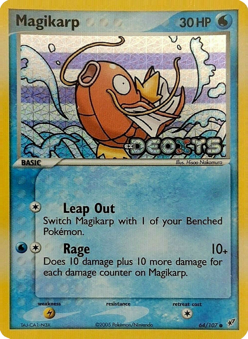 Magikarp (64/107) (Stamped) [EX: Deoxys] | Gear Gaming Fayetteville