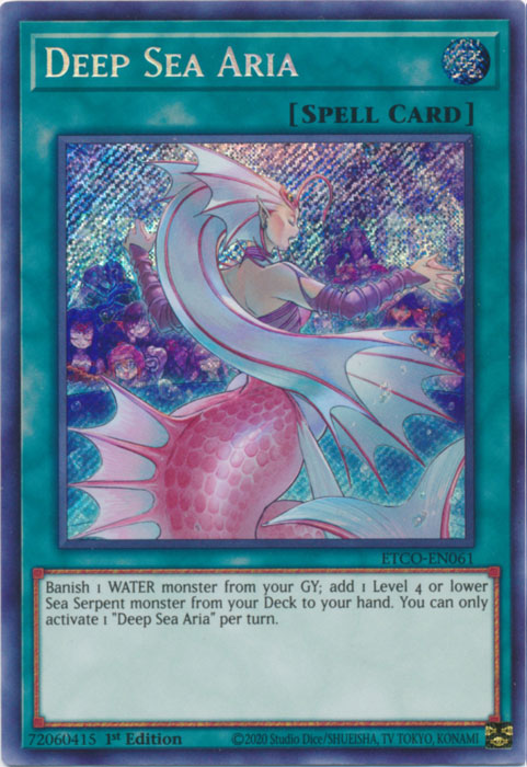 Deep Sea Aria [ETCO-EN061] Secret Rare | Gear Gaming Fayetteville