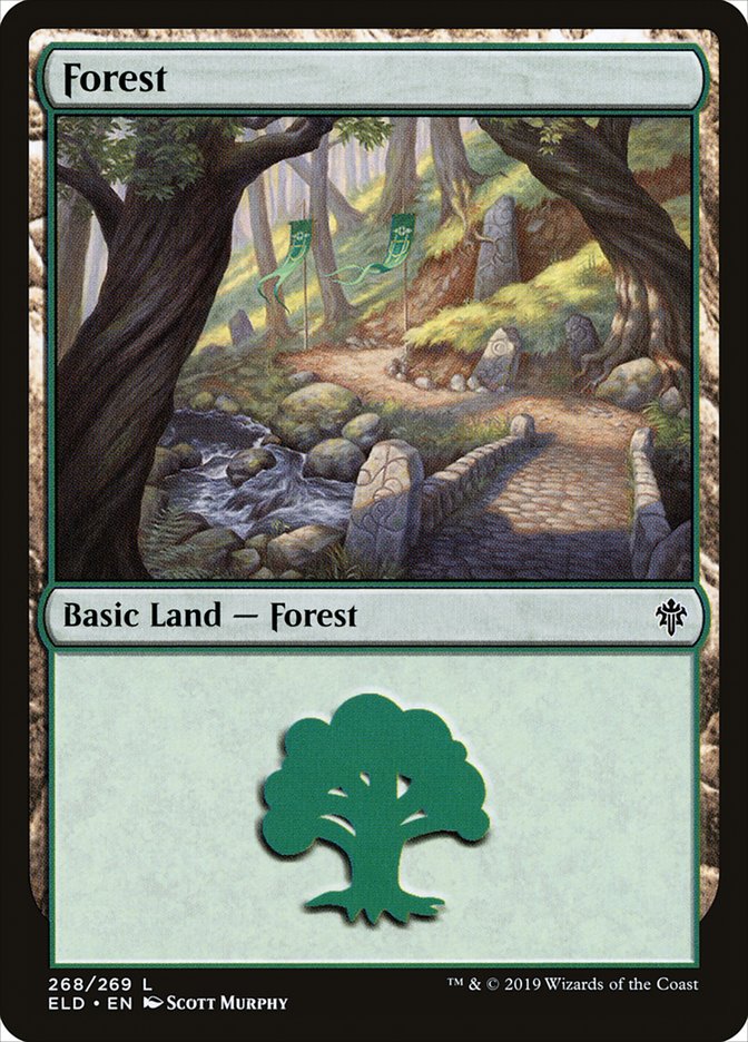 Forest (268) [Throne of Eldraine] | Gear Gaming Fayetteville