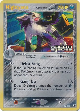 Mightyena (24/113) (Delta Species) (Stamped) [EX: Delta Species] | Gear Gaming Fayetteville