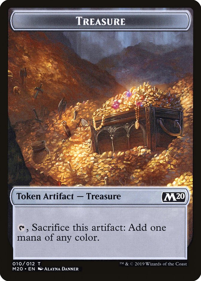 Treasure Token [Core Set 2020 Tokens] | Gear Gaming Fayetteville