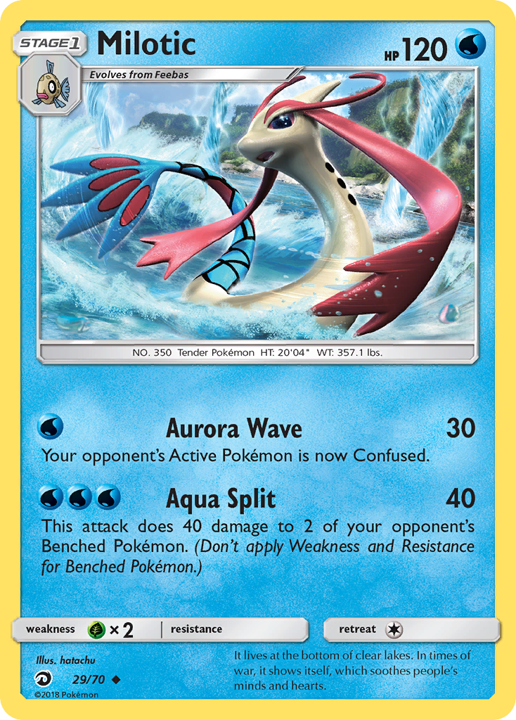 Milotic (29/70) [Sun & Moon: Dragon Majesty] | Gear Gaming Fayetteville