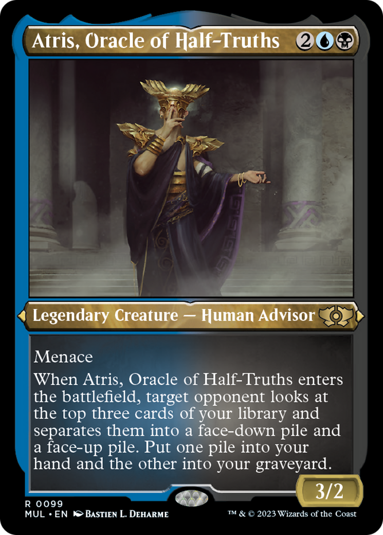 Atris, Oracle of Half-Truths (Foil Etched) [Multiverse Legends] | Gear Gaming Fayetteville