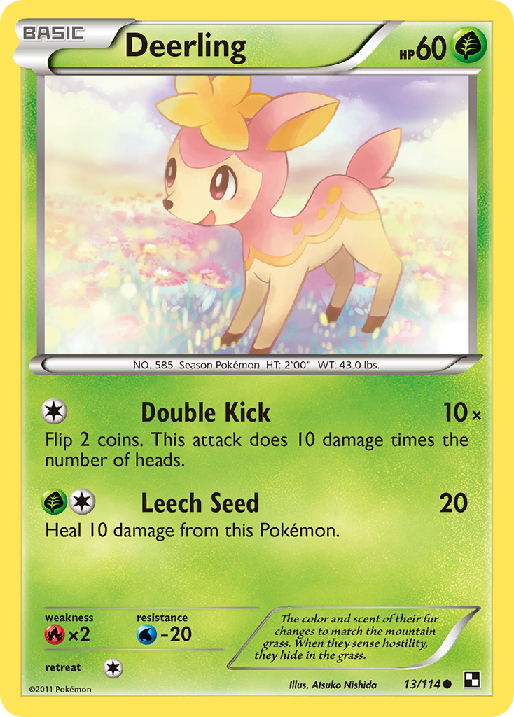 Deerling (13/114) [Black & White: Base Set] | Gear Gaming Fayetteville