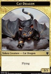 Cat Dragon // Dragon (006) Double-Sided Token [Commander 2017 Tokens] | Gear Gaming Fayetteville