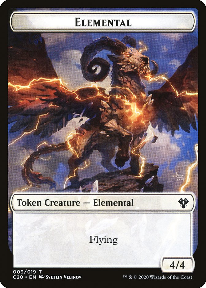 Kraken // Elemental (010) Double-Sided Token [Commander 2020 Tokens] | Gear Gaming Fayetteville